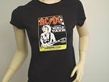 Dragonfly Clothing AC/DC Concert Tour Baby Doll T Shirt - Licensed AC/DC Merchandise.