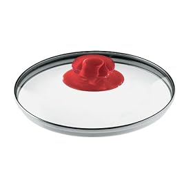 Guzzini �24cm Glass Cover Red