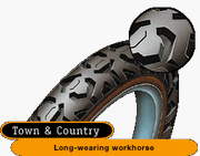 Continental Town & Country Urban Bicycle Tire (26x1.9)