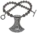 Chain Necklace Amulet Smokey Quartz 21 inches (gnklc262)