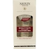 Nioxin Maintenance Kit, System 1 (Cleanser 10 Ounce, Scalp Treatment 3.4 Ounce, Scalp Therapy 5.1 Ounce)