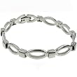 Stainless Steel Bracelet - Length: 8.5"/Width: 6mm