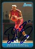 Daniel Gibson Autographed/Hand Signed Basketball Card (Cleveland Cavaliers) 2006 Bowman Rookie #153