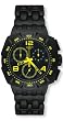 Swatch - Chrono Plastic - Black Dunes Yellow - SUIB411