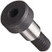 Black Oxide Alloy Steel Shoulder Screw, Hex Socket Drive, 2A Thread Class