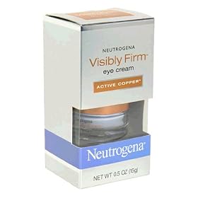 Neutrogena Visibly Firm Eye Cream, Active Copper, 0.5 Ounce