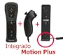 2en1 Negro MANDO CONTROLLER REMOTE NUNCHUK MOTION PLUS PARA NINTENDO WII
