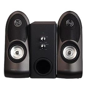 Benwin 3-Piece 2.1 Channel PC Gaming Speaker System (Black) by 