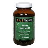 A to Z Naturals Brain Nutrients, 120 Softgels