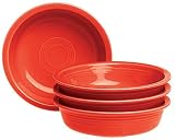 Fiesta Scarlet 851 19-Ounce Medium Bowls, Set of 4