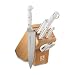 Mundial 5100 Series White 7-Piece Knife Set with Block