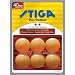 Stiga T0641 3-Star Table Tennis Balls, 6-Pack (Orange)