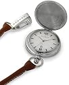 Skagen Herrentaschenuhr Sprungdeckel Leder 443LSLW