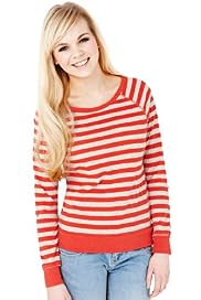 Angel Pure Cotton Raglan Sleeve Striped Top