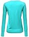 Basic Solid V Neck Sweater Cardigans Mint Size M
