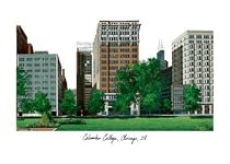 Columbia College Chicago Art Poster Print, 14x10