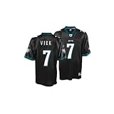 Michael Vick Jersey: Reebok Black Replica #7 Philadelphia Eagles Jersey - X-Large