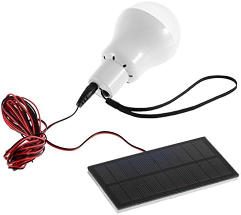 Portable Solar Power LED Bulb Lamp Outdoor Lighting Camp Tent Fishing Light B5