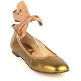 Kenneth Cole Tap N Skip Bronze ballet-flats