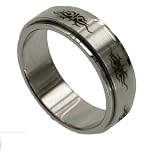 316L Stainless Steel Ring. Spinning stainless steel ring. Width: 8mm