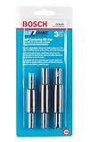 Bosch CC2430 Clic-Change 3 Piece #6, #8, and #10 Self-Centering Bit Assortment