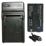 NEW Battery + Charger FOR SONY DCR-VX1000 DCR-VX2000 DCM-M1 NP-F550 NPF550 + car plug