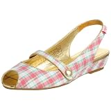 Sugar Women's Jenny Lee Plaid/Gold Wedge