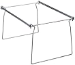 Smead Hanging Steel Letter Size File Folder Drawer Frames 2 Count (64870)
