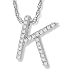 Diamond Initial Pendant \