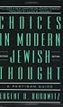 Choices in Modern Jewish Thought: A Partisan Guide