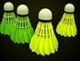 Yellow Goose Feather Shuttlecock (12 pcs)