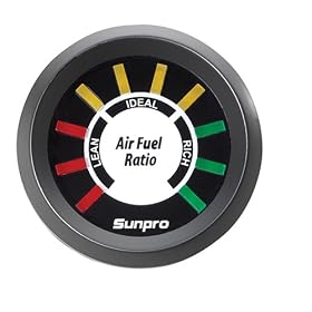 Sunpro CP8210 Electrical Air Fuel Ratio - Black Panel