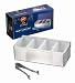 Tablecraft H1604 4 Compartment Bar Caddy With Tongs