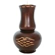 EXP Handmade Magic Lantern Style Mango Wood Candleholder With Intricate Hand-etched Detail