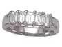 2.00 cttw Karina B(tm) Emerald Cut Diamonds Band - Platinum, 18kt White or Yellow Gold