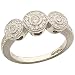 14K White Gold Stylish Barrel Diamond Anniversary Band