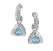 Sterling Silver & Blue Topaz Earrings