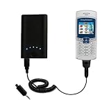 4124aNsgCuL. SL160  High Capacity Rechargeable External Battery Pocket Charger for the Sony Ericsson T237   uses Gomadic TipExchange Technology