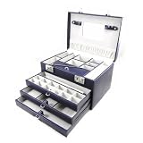 Coffret &agrave; Bijoux "La Diva" marine