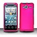 Hot Pink Rubber Touch Phone Protector Hard Cover Case for HTC EVO Shift 4G