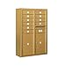 Salsbury Industries 3812D-10GFU 4C Surface Mounted Horizontal Mailbox, Front Loading, Double Column, 10 Mb1 Doors, 2 Pl6