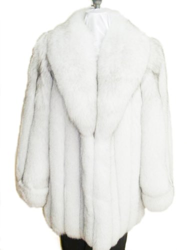 34″ 3/4 Length Classic Fox Coat w/Shawl Collar Made in USA