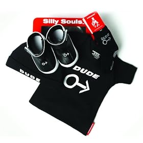 Silly Souls Dude 4-Piece Baby Gift Set