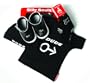Silly Souls Dude 4-Piece Baby Gift Set, Black/White, 0-3 Months