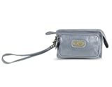 Pilot Wristlet Clutch, Grey Zeus