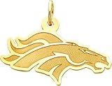 14K Gold NFL Denver Broncos Logo Charm