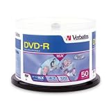Cheap Verbatim DVD-R 4.7GB 16X 50 Pack