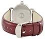 Michele Woman's MWW03E000058 CSX Blue Diamond Burgundy Leather Watch