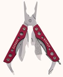 Gerber 22-41507 Clutch Mini Pliers Tool, Red