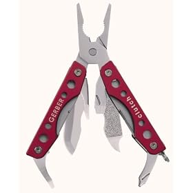Gerber 22-41507 Clutch Mini Pliers Tool, Red